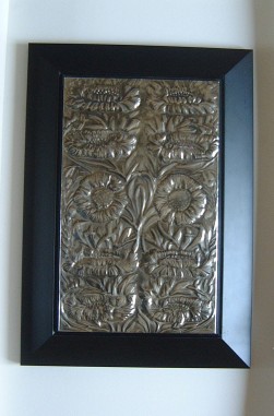 Panel: Pewter Repousse